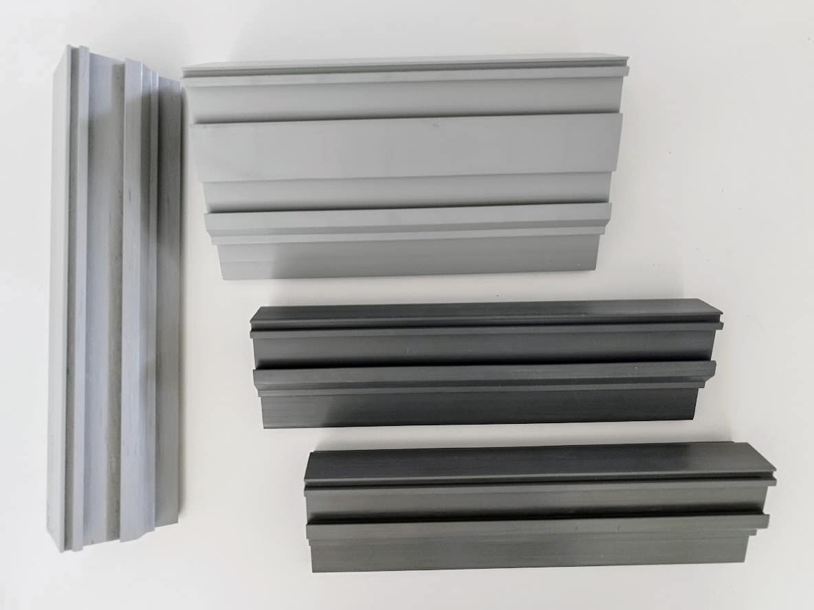 Profili in pvc per controtelaio termico